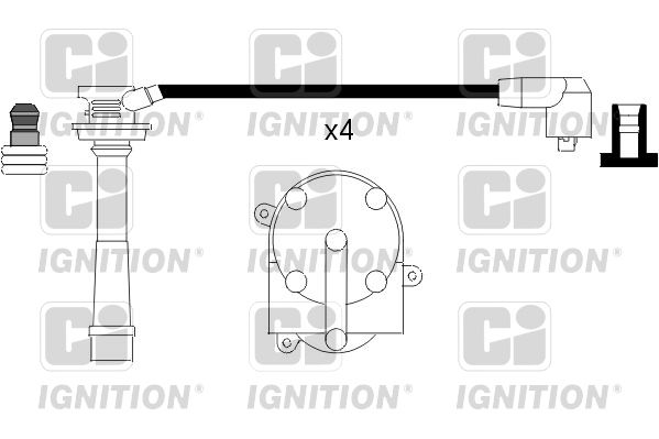 QUINTON HAZELL Sytytysjohtosarja XC900